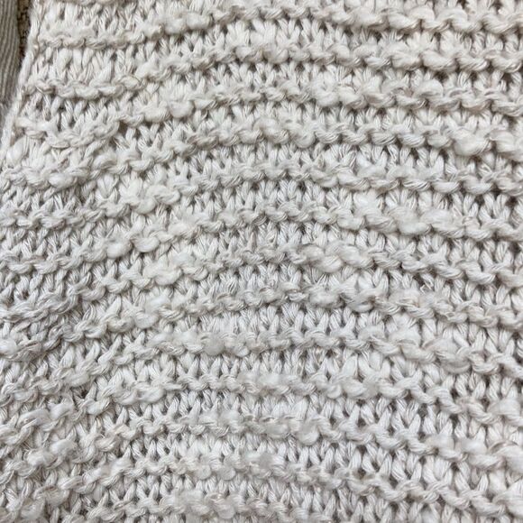 Madewell cotton linen knit top off white - Picture 2 of 6